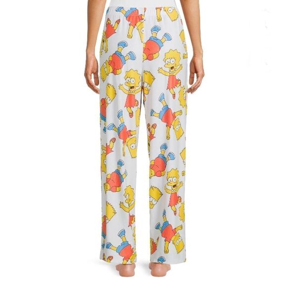 The Simpsons Lisa and Bart Print Soft Lounge Pajama Sleep Pants, Size 3X - Picture 6 of 6